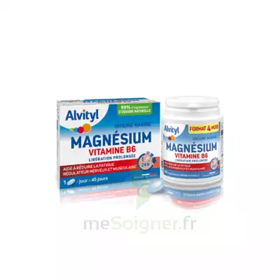 Alvityl Magnésium Vitamine B6 Libération Prolongée Comprimés Lp B/45 à Saint-André-de-Cubzac